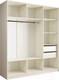 Миниатюра изображения товара Шкаф-купе Евва 203 ВS.03 / АЭП ШК.3 02 (бодега/хром)