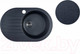 Миниатюра изображения товара Мойка кухонная БелЭворс Rondo R (антрацит)