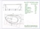 Миниатюра изображения товара Ванна акриловая Aquatek Бетта 170x95 L (с гидромассажем и экраном)