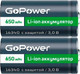 Миниатюра изображения товара Аккумулятор GoPower 16340 Li-ion 3В 650мАч / 00-00019619
