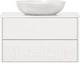 Миниатюра изображения товара Тумба под умывальник Belux Джаз НП 80-02 (1, белый глянцевый)