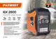Миниатюра изображения товара Инверторный генератор PATRIOT iGX 2800