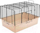 Миниатюра изображения товара Клетка для грызунов Homepet №2 87985 (58x40x32.5см, бежевый/черный)