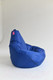 Миниатюра изображения товара Бескаркасное кресло Mio Tesoro Груша XL / GF-110x80-SI (синий)