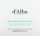 Миниатюра изображения товара Пэд для лица d'Alba Daily Mild Cica Calming Pad