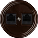 Миниатюра изображения товара Розетка TDM Болонь SQ1820-0451 (коричневый)