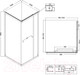 Миниатюра изображения товара Душевой уголок Niagara NG-6635-34 100x100x195 (хром/прозрачное стекло)