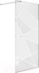 Миниатюра изображения товара Душевая стенка Niagara NG-660-10 100x195 (хром/прозрачное стекло с рисунком)