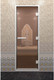 Миниатюра изображения товара Стеклянная дверь для бани/сауны Doorwood Хамам 70x190 / DW00796 (бронза)