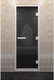Миниатюра изображения товара Стеклянная дверь для бани/сауны Doorwood Хамам 70x190 / DW03217 (графит)