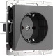 Миниатюра изображения товара Розетка Werkel W1171044 (графит акрил)