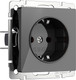 Миниатюра изображения товара Розетка Werkel W1171144 (графит акрил)