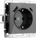 Миниатюра изображения товара Розетка Werkel W1171744 (графит акрил)