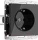 Миниатюра изображения товара Розетка Werkel W1171148 (черный акрил)