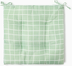 Миниатюра изображения товара Подушка на стул Этель Клетка / 10362961 (40x40, зеленый)