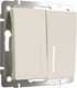 Миниатюра изображения товара Выключатель Werkel W1122162 (айвори матовый)