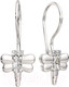 Миниатюра изображения товара Серьги из серебра ZORKA 03101204 (с фианитами)