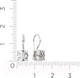 Миниатюра изображения товара Серьги из серебра ZORKA 03101196.ZZ (с фианитами)