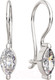 Миниатюра изображения товара Серьги из серебра ZORKA 03101220 (с фианитами)