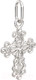 Миниатюра изображения товара Крестик из серебра ZORKA 0440195.REL (с фианитами)