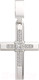 Миниатюра изображения товара Крестик из серебра ZORKA 0440329.ZZ.REL (с фианитами)