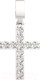 Миниатюра изображения товара Крестик из серебра ZORKA 0440439.ZZ.REL (с фианитами)