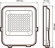 Миниатюра изображения товара Прожектор JAZZway PFL-S4-100w / 5036437