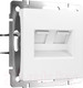 Миниатюра изображения товара Розетка Werkel Ethernet RJ-45 / W1181161 (белый матовый)