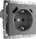 Миниатюра изображения товара Розетка Werkel W1171764 (графит матовый)
