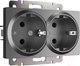 Миниатюра изображения товара Розетка Werkel W1172064 (графит матовый)