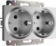 Миниатюра изображения товара Розетка Werkel W1172065 (серебряный матовый)