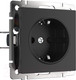 Миниатюра изображения товара Розетка Werkel W1171308 (черный матовый)