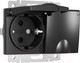 Миниатюра изображения товара Розетка Werkel W1172208 (черный матовый)