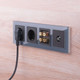 Миниатюра изображения товара Розетка Werkel W1184008 (черный матовый)