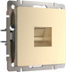 Миниатюра изображения товара Розетка Werkel Ethernet RJ-45 / W1181011 (шампань)