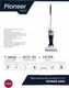 Миниатюра изображения товара Вертикальный пылесос Pioneer VC466S (белый)