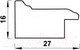 Миниатюра изображения товара Рамка Мирам 657120-15 (30x40)