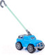 Миниатюра изображения товара Игрушка-каталка Полесье Дени с ручкой / 74994 (голубой)
