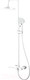 Миниатюра изображения товара Душевая система со смесителем Ekko E2503-8 (белый матовый)