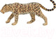 Миниатюра изображения товара Фигурка коллекционная Konik Леопард / AMW2030