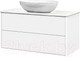 Миниатюра изображения товара Тумба под умывальник Belux Джаз НП 100-02 (1, белый глянцевый)