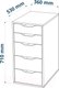 Миниатюра изображения товара Комод Mio Tesoro Ингар 5 (серый/бирюзовый)