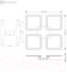 Миниатюра изображения товара Люстра Estares Sonne 120W 4S-APP-550x550x70-WHITE/WHITE-220-IP20