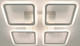 Миниатюра изображения товара Люстра Estares Sonne 120W 4S-APP-550x550x70-WHITE/WHITE-220-IP20