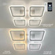 Миниатюра изображения товара Люстра Estares Sonne 120W 4S-APP-550x550x70-WHITE/WHITE-220-IP20