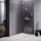 Миниатюра изображения товара Душевая стенка AM.PM Func 100x200 / W84WI-100-F1-MTE (хром матовый/прозрачное стекло)