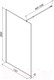 Миниатюра изображения товара Душевая стенка AM.PM Func 110x200 / W84WI-110-F1-MTE (хром матовый/прозрачное стекло)