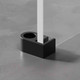 Миниатюра изображения товара Душевая стенка AM.PM X-Joy 100x195 / W94WI-100-F1-BTE (черный/прозрачное стекло)