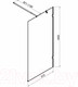 Миниатюра изображения товара Душевая стенка AM.PM X-Joy 100x195 / W94WI-100-F1-MTE (хром матовый/прозрачное стекло)
