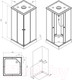 Миниатюра изображения товара Душевая кабина AM.PM X-Joy 90x90 / W94C-403-090BT (черный матовый/прозрачное стекло)